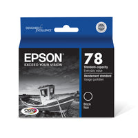 Epson T078 Ink Cartridge - Standard Capacity - Black-Get standard-yield capacity per ink cartridge while enjoying cost savings