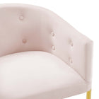 Modway Savour Tufted Performance Velvet Bar Stool - Pink-7