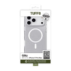 TUFF8 Glitz Clear Mag Case for iPhone 17 Pro Max - Clear-Screen & Camera Protection: Designed with a raised lip for the lens and bezel of the screen to protect your camera, flash, and screen against scratches when placed face down