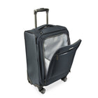 Ricardo Beverly Hills Avalon Softside 21" Carry On - Storm Blue-360° dual spinner wheels — Smooth, effortless multi-directional gliding across airport floors and other travel surfaces.