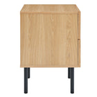 Modway Chaucer 2-Drawer Nightstand - Oak-Oval Rattan