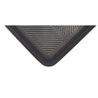 Edgewood Heavy Duty Boot Tray - 16" W x 32" L x 1" D - Black-Rubber containment well