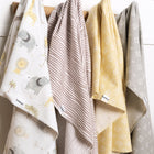Gerber Childrenswear Flannel Receiving Blanket - Animals + Geo - 4 Pack-Our essentials have been independently certified with STANDARD 100 by OEKO-TEX  so that you don’t have to worry about harmful substances