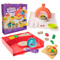 Kinetic Sand SquishPizza Rising Pizza Playset-Rising pizza fun: Young chefs can shape, mold & customize their own pizzas with Kinetic Sand SquishPizza, featuring 1lb of play sand & themed tools for imaginative pizza play.