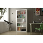 Accentuations by Manhattan Comfort 5 Shelf 71.85"H Open Bookcase, White (27AMC6)-Dimensions 71.85 X 35.63 X 12