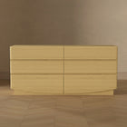 Manhattan Comfort Ardea 72" Contemporary 6-Drawer Double Dresser - Natural Oak-Home Assembly Required (All Hardware Included)