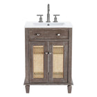 Modway Lilo 24" Bathroom Vanity - Grey/White-Tropical Bathroom Vanity