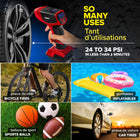 Bullseye Rechargeable Tire Inflator - Black-6