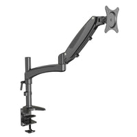 ShoppingAll Adjustable Single Gas Spring Monitor Desk Mount - Black-Hold Most 15"-32" monitors, arm holds up to 17.6 lbs/8kg monitor with 75mm x75mm or 100mm x 100mm VESA mounting holes
