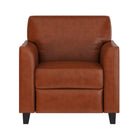 Flash Furniture HERCULES Diplomat Series Cognac Leather Chair-Fixed Seat and Back Cushions