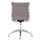 Zuo Glider Conference Chair - Taupe-3 year limited warranty