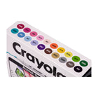 Crayola Dual-Tip Alcohol-Based Markers - 20 Pack-Mindful activity for adults: unplug, unwind, and rediscover the joy of colouring - your stress-free creative ritual starts here