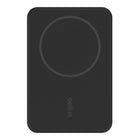 Belkin 5K Magnetic Wireless Power Bank + Kick Stand - Black-Wirelessly charge an iPhone 16/15/14/13/12 device with up to 7.5W of power