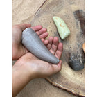 Yellow Door Let's Investigate Prehistoric Teeth 8-Piece Set-Set contains eight teeth stones: Allosaurus, Iguanodon, Mammoth, Pliosaur, Ptychodus, Stegosaurus, Triceratops and Tyrannosaurus rex.