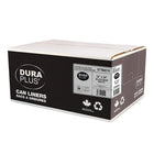 DuraPlus Can Liner - LLDPE - 22" x 24" - Regular - Black - 500 Pack-Strength: Regular