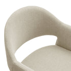 Modway Talia 41" Upholstered Fabric Bar Stool - Linen-8