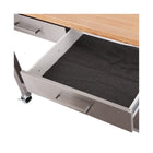 Seville Classics - Work Center Island Table - 48" L x 24" W x 36" H - Stainless Steel -6 hooks to help hang items