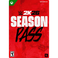 WWE 2K26: Season Pass for Xbox Series X|S [Digital Code]-Genre: Fighting, Simulation, Sports