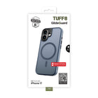 TUFF8 GlideGuard Mag Case for iPhone 17 - Blue-Raised edges: Offer additional protection for both the screen and camera, safeguarding key areas from impact