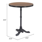 Zuo Gazebo Dining Table - Walnut-6