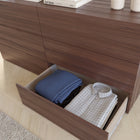 Nexera James 6 Drawer Dresser Chest - Walnut-5