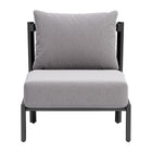 Zuo Horizon Accent Chair - Grey-Removable and washable cushion cover