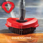 Vileda EasyWring Scrub Brush Mop Attachment - Red-5