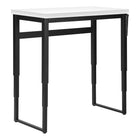 Monarch Specialties 7681 48" Computer Desk - White/Adj.Height/ Black Metal-6