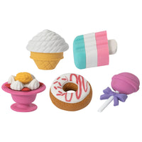 Merangue Dessert Erasers - 5 Pack-5-pack of fun, dessert-themed erasers