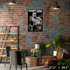 Johnny Cash San Quentin - Framed Print - 27" x 38"-Officially licensed music memorabilia