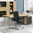 Plata Import Antoni Office Chair Leather Upholstery High Back Metal Frame - Black-High-back modern style