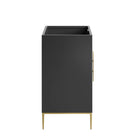 Modway Awaken 30" Bathroom Vanity Cabinet - Black-Fixtures Not Included