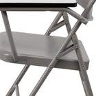 Flash Furniture Premium Steel Folding Chair with Left Handed Tablet Arm-18 Gauge Steel Frame
