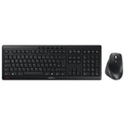 Cherry Stream Desktop Keyboard & Mouse Set - Black -Flat keyboard with CHERRY SX scissor mechanism