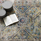 Modway Success Jacinda Distressed Vintage Floral Vintage Medallion Area Rug - 4 ft W x 6 ft L - Multicolored-Protect Floors From Foot Traffic / Furniture