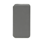 Gry Mattr Genuine Leather Folio Wallet Case for iPhone 6, 7, 8 - Cool Grey-Made of Genuine Leather