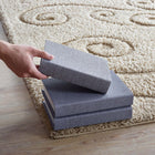 Modway Jubilant Sprout Scrolling Vine Shag Area Rug - 8 ft W x 10 ft L - Creame/Beige-Soft High Density Polypropylene