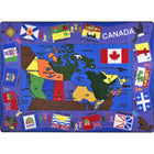 Joy Carpets Flags of Canada Area Rug - 7'8" x 10'9" - Multicolour-Manufactured with premium WearOn Nylon for lasting beauty and durability in high-traffic areas