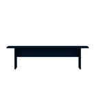 Manhattan Comfort Nomad 67.91" Modern Dining Bench - Blue-Rustic Style Bench with Wood-Grain Details and H Base