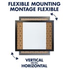Quartet Magnetic Dry Erase Combination Board - 20" x 16" - Black Wood Frame-WARRANTY: Limited 60-day warranty. 
