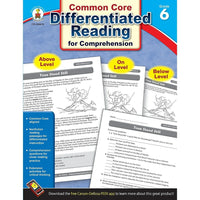 eBook: Carson Dellosa 104618-EB Differentiated Reading for Comprehension - Grade 6-You will receive two emails: one confirming your entire order, and one with a "Download Software" buttonYou can download immediately or return to your email to download later
