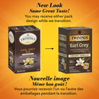 Twinings Earl Grey Creamy Vanilla Black Tea Bags - 20 Pack-Delivers a rich black tea base, aromatic citrus character and smooth finish