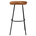 Modway Concord Backless Wood Bar Stools - Walnut - Set of 2-8