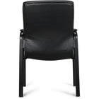 Staples Bonded Leather Guest Chair - Black-Assembly required