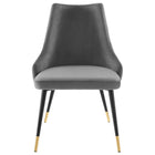 Modway Adorn Performance Velvet Dining Side Chair - Grey - 2 Pack-Comes Fully Assembled