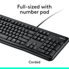 Logitech Keyboard & Mouse - MK120-Windows and Linux compatible