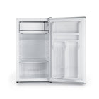 BLACK+DECKER 3.2 cu. ft. Freestanding Mini Fridge with Freezer - White-Energy Star Certified: This compact refrigerator with freezer uses R600a refrigerant and is ENERGY STAR certified, using high-efficiency compressors that create less heat and use less energy