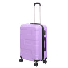 Nicci Deco 24" Hardside Check-in Luggage - Lilac-100% polyester lining
