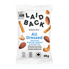 Laid Back Snacks All Dressed Seasoned Almonds, Cashews & Pretzel Mix - 45g - 20 Pack-Dry roasted tree nuts exclusively