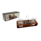 Splash 12 pieces Whiskey Set-wood tray